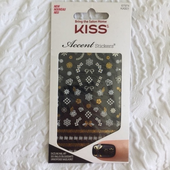 4 FOR $10 Kiss Nails Accent Stickers Nail Art - Picture 1 of 7